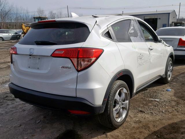 3CZRU6H54HM727109 - 2017 HONDA HR-V EX WHITE photo 4