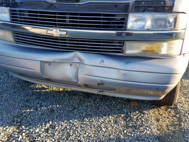 1GNDM19W6YB131489 - 2000 CHEVROLET ASTRO SILVER photo 9