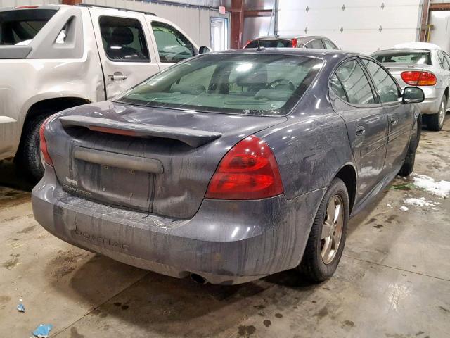 2G2WP552781179607 - 2008 PONTIAC GRAND PRIX GRAY photo 4