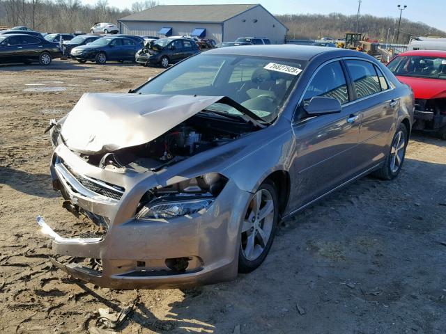 1G1ZC5E05CF265477 - 2012 CHEVROLET MALIBU 1LT ყავისფერი ფოტო 2