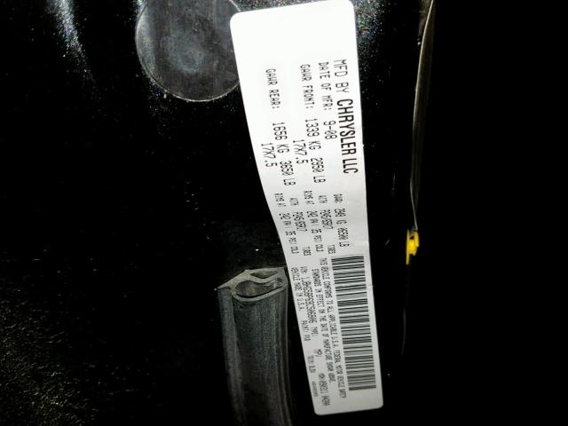 1J8HG58P69C506806 - 2009 JEEP COMMANDER BLACK photo 10