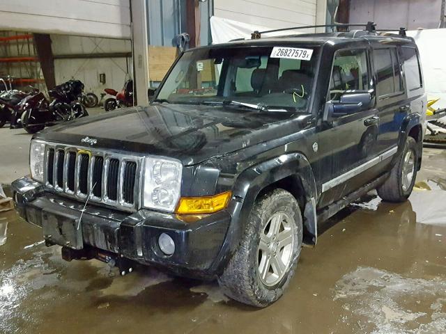 1J8HG58P69C506806 - 2009 JEEP COMMANDER BLACK photo 2