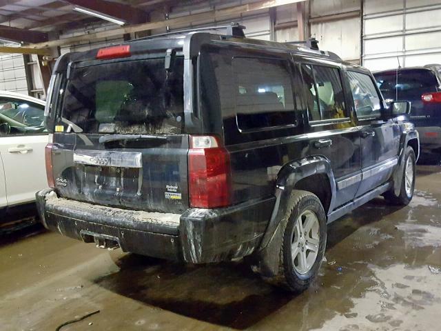 1J8HG58P69C506806 - 2009 JEEP COMMANDER BLACK photo 4