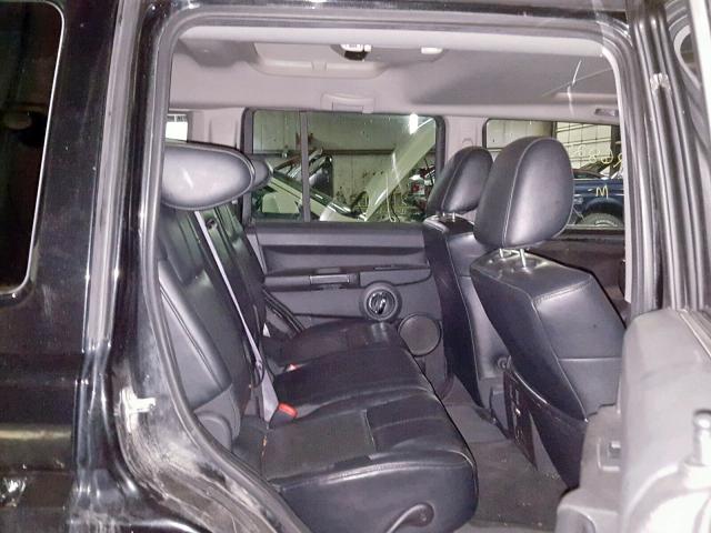 1J8HG58P69C506806 - 2009 JEEP COMMANDER BLACK photo 6