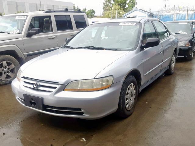 1HGCF86612A114089 - 2002 HONDA ACCORD VAL SILVER photo 2