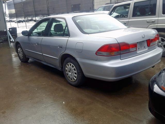 1HGCF86612A114089 - 2002 HONDA ACCORD VAL SILVER photo 3