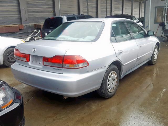 1HGCF86612A114089 - 2002 HONDA ACCORD VAL SILVER photo 4