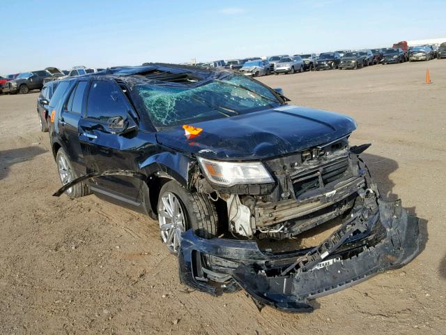 1FM5K7FH2GGB17971 - 2016 FORD EXPLORER L BLACK photo 1