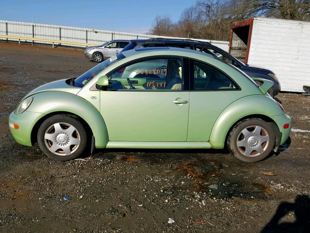 3VWCC21C6YM473478 - 2000 VOLKSWAGEN NEW BEETLE Yaşıl foto 9
