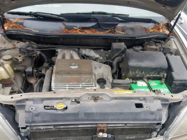 JT6GF10U3Y0064932 - 2000 LEXUS RX 300 TAN photo 7