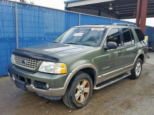 1FMZU74W14ZA28342 - 2004 FORD EXPLORER E GREEN photo 2