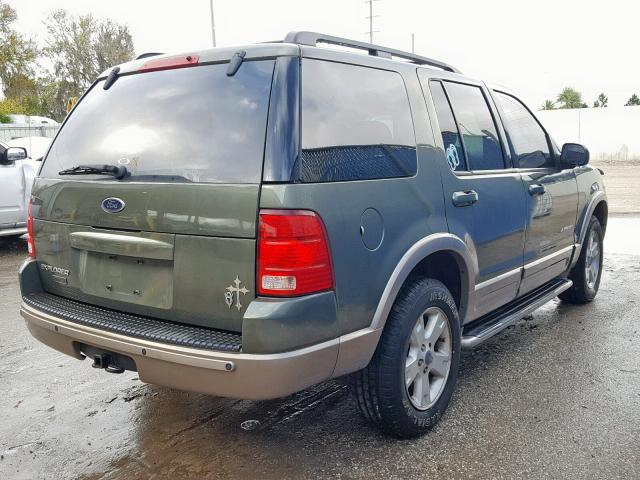 1FMZU74W14ZA28342 - 2004 FORD EXPLORER E GREEN photo 4