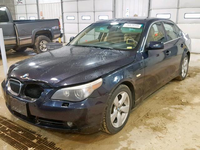 WBANF73577CU22681 - 2007 BMW 530 XI BLACK photo 2