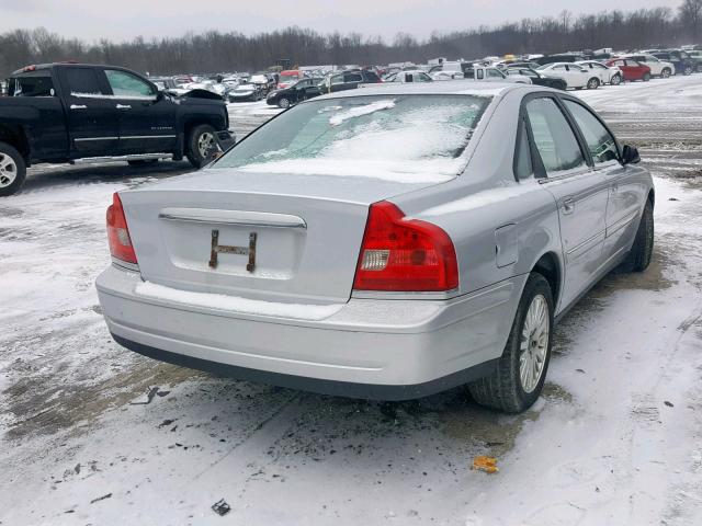 YV1TS92D941341659 - 2004 VOLVO S80 SILVER photo 4