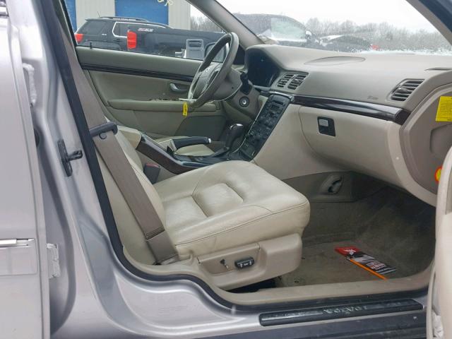 YV1TS92D941341659 - 2004 VOLVO S80 SILVER photo 5