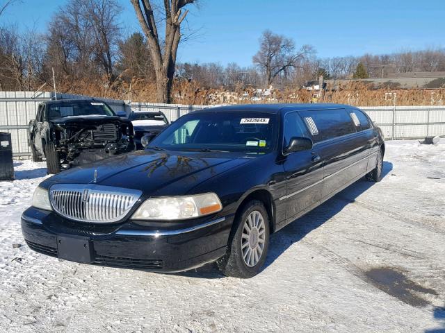 1L1FM88W75Y654439 - 2005 LINCOLN TOWN CAR E BLACK photo 2