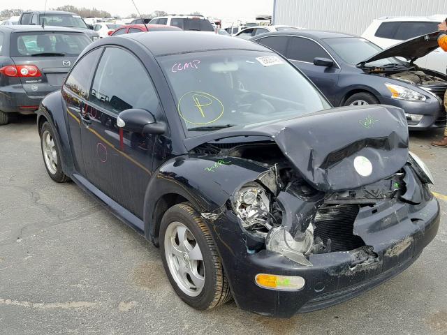 3VWBK31C55M416415 - 2005 VOLKSWAGEN NEW BEETLE BLACK photo 1