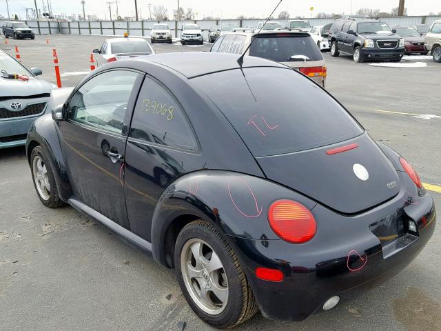 3VWBK31C55M416415 - 2005 VOLKSWAGEN NEW BEETLE BLACK photo 3