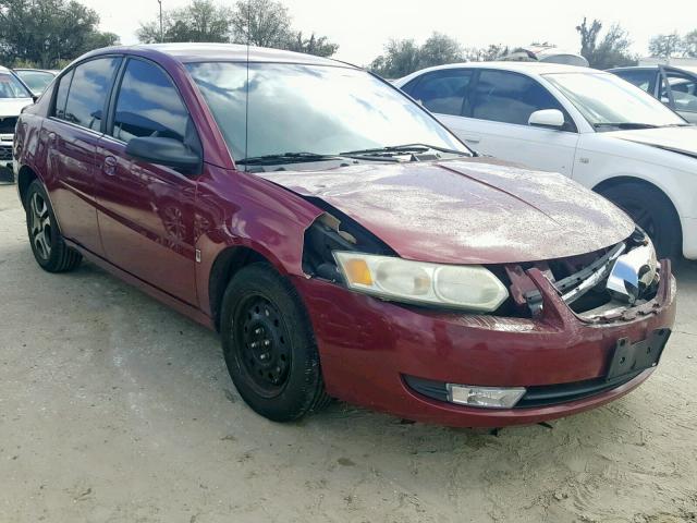 1G8AL52F25Z112712 - 2005 SATURN ION LEVEL MAROON photo 1