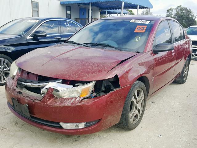 1G8AL52F25Z112712 - 2005 SATURN ION LEVEL MAROON photo 2