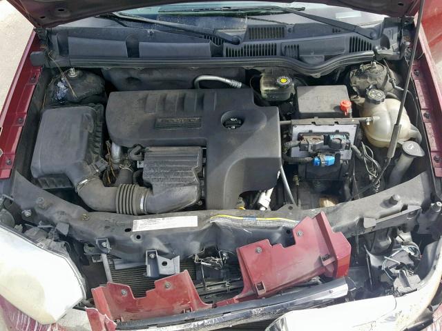 1G8AL52F25Z112712 - 2005 SATURN ION LEVEL MAROON photo 7