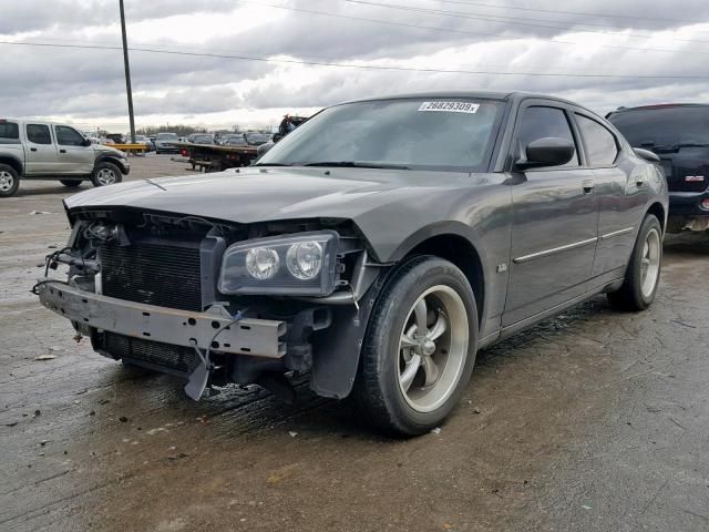 2B3CA3CV3AH124295 - 2010 DODGE CHARGER SX GRAY photo 2