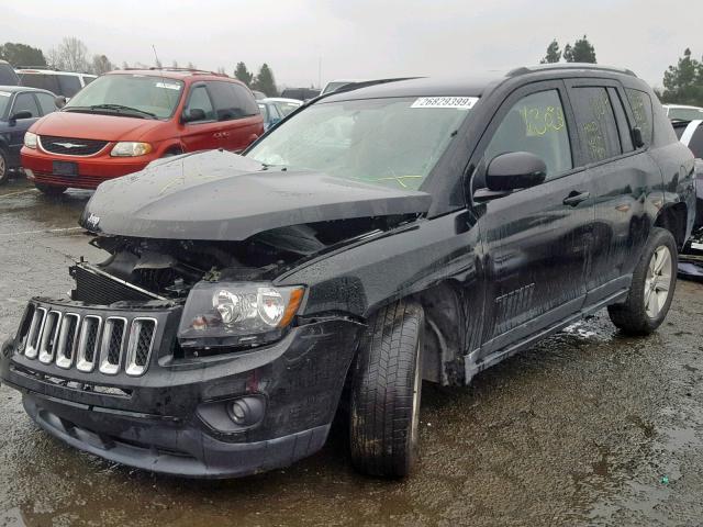 1C4NJDBB1GD507923 - 2016 JEEP COMPASS SP შავი ფოტო 2