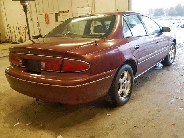 2G4WS52M4W1442550 - 1998 BUICK CENTURY CU MAROON photo 4