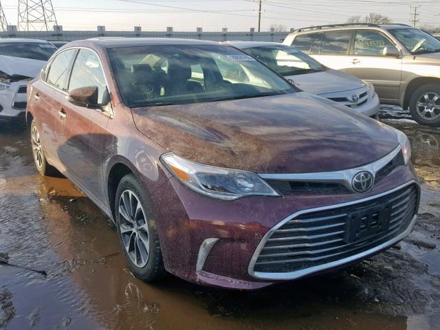 4T1BK1EB1JU285302 - 2018 TOYOTA AVALON XLE BURGUNDY photo 1