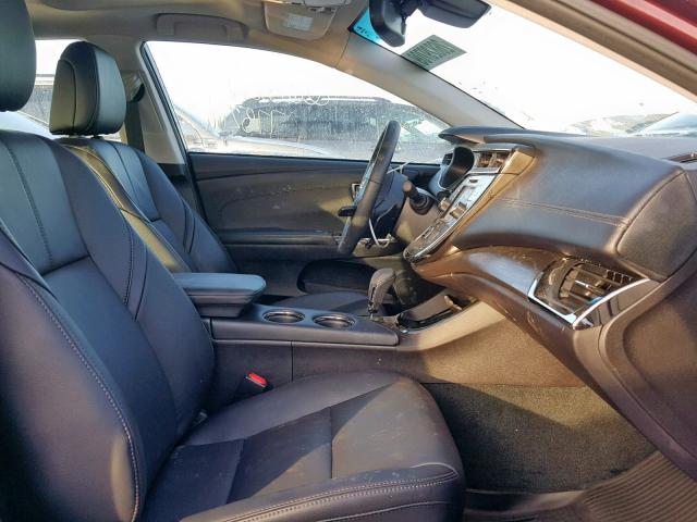4T1BK1EB1JU285302 - 2018 TOYOTA AVALON XLE BURGUNDY photo 5