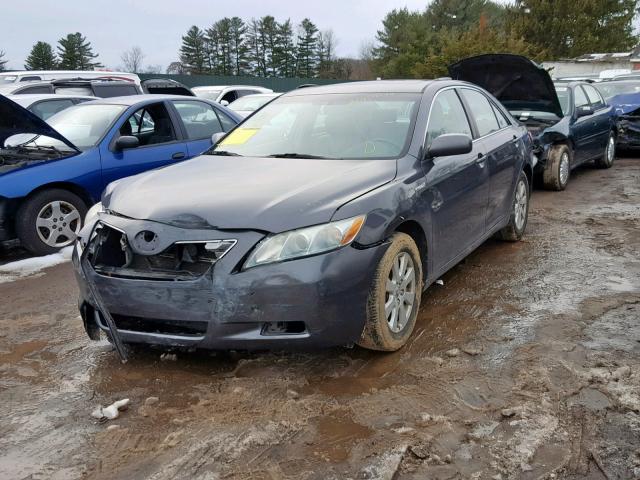 4T1BB46K79U091420 - 2009 TOYOTA CAMRY HYBR GRAY photo 2