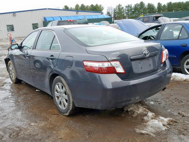 4T1BB46K79U091420 - 2009 TOYOTA CAMRY HYBR GRAY photo 3