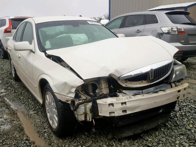 1LNHM86S65Y602890 - 2005 LINCOLN LS WHITE photo 1