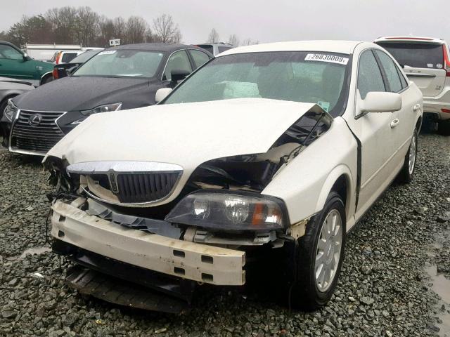 1LNHM86S65Y602890 - 2005 LINCOLN LS WHITE photo 2