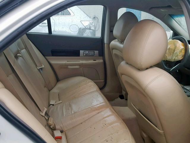 1LNHM86S65Y602890 - 2005 LINCOLN LS WHITE photo 6