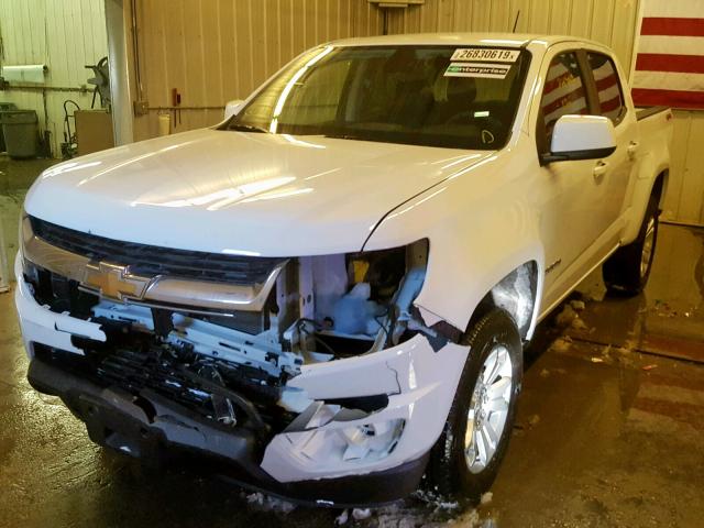 1GCGTCEN4K1102412 - 2019 CHEVROLET COLORADO L WHITE photo 2