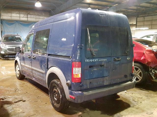 NM0LS6BN4AT028920 - 2010 FORD TRANSIT CO BLUE photo 3