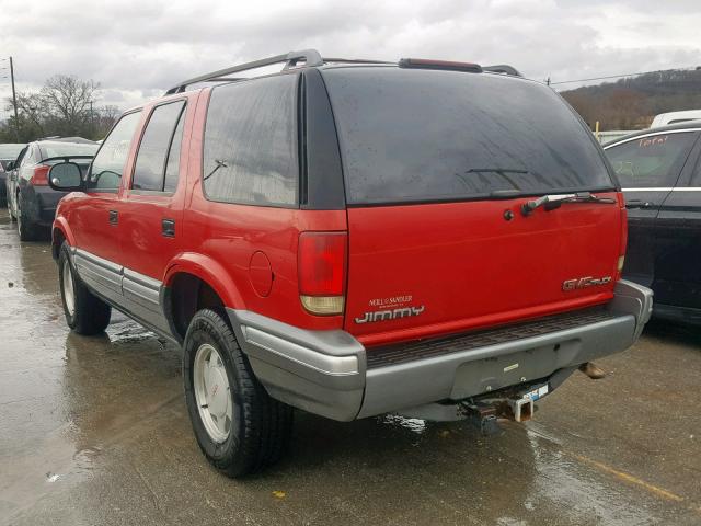 1GKCS13W0V2535133 - 1997 GMC JIMMY RED photo 3