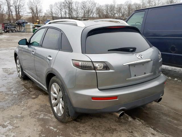 JNRAS08W47X204602 - 2007 INFINITI FX35 GRAY photo 3