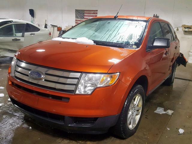 2FMDK46C08BB39636 - 2008 FORD EDGE SE ORANGE photo 2