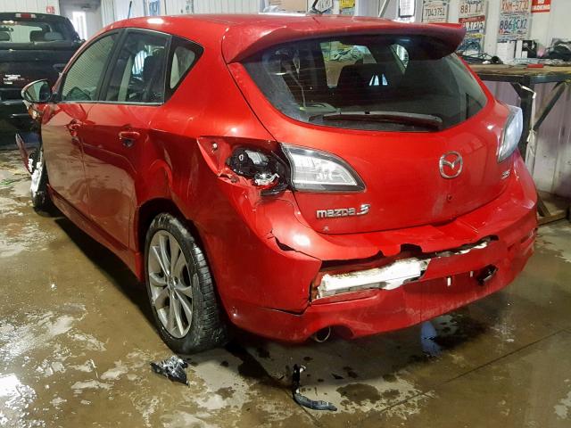 JM1BL1H57A1211455 - 2010 MAZDA 3 S RED photo 3