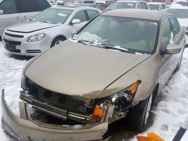 1HGCP26489A132205 - 2009 HONDA ACCORD LXP GOLD photo 2