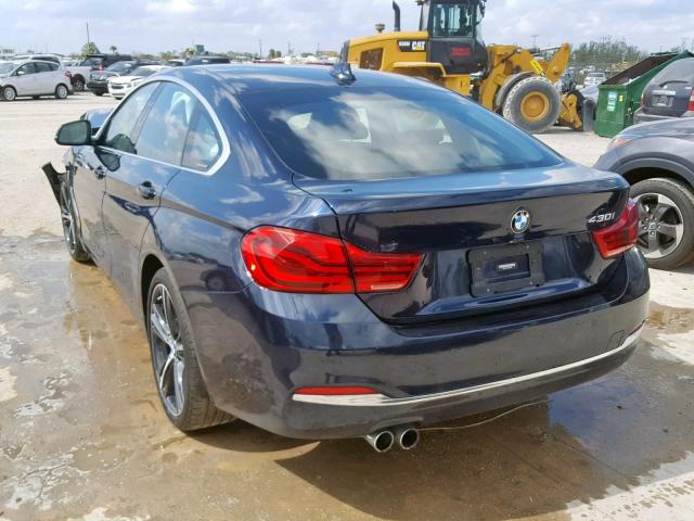 WBA4J1C50JBA29872 - 2018 BMW 430I GRAN BLACK photo 3