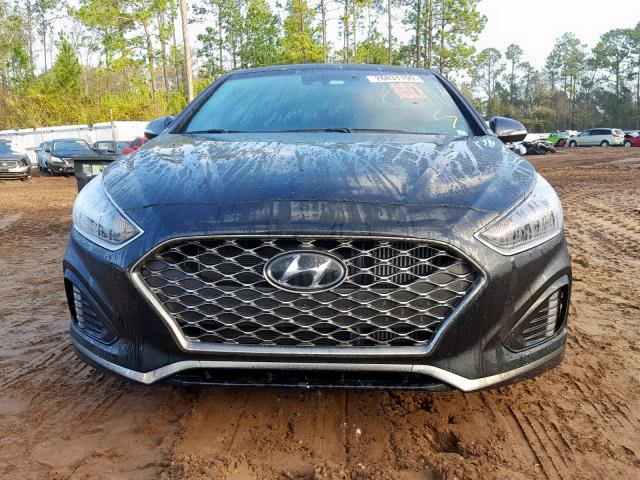 5NPE34AB9JH619589 - 2018 HYUNDAI SONATA SPO BLACK photo 9