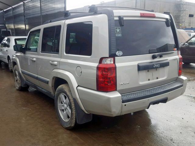1J8HG48K48C156539 - 2008 JEEP COMMANDER SILVER photo 3