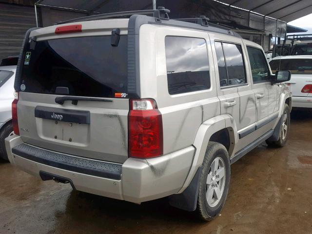 1J8HG48K48C156539 - 2008 JEEP COMMANDER SILVER photo 4