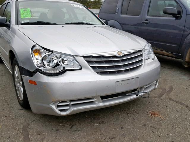 1C3LC46K88N156245 - 2008 CHRYSLER SEBRING LX SILVER photo 9