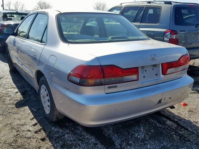 1HGCF86662A143118 - 2002 HONDA ACCORD VAL SILVER photo 3