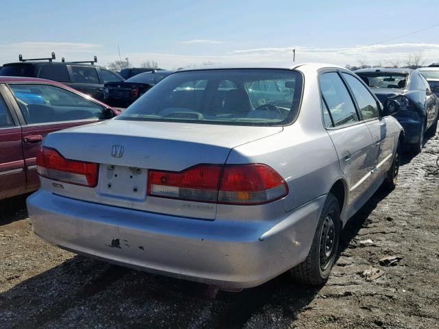 1HGCF86662A143118 - 2002 HONDA ACCORD VAL SILVER photo 4