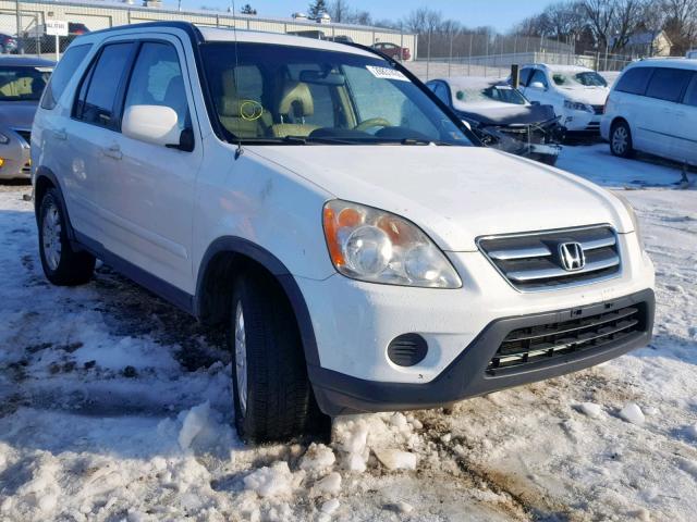 JHLRD78956C027972 - 2006 HONDA CR-V SE WHITE photo 1